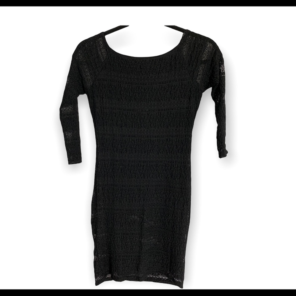 Forever 21 Black Lace Dress Sz S